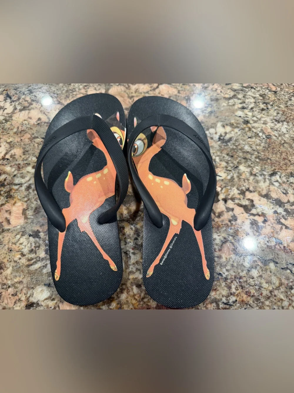 Givenchy Rubber Bambi Flip Flops 37/7
